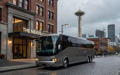Travel Together in a Modern Luxury Charter Bus